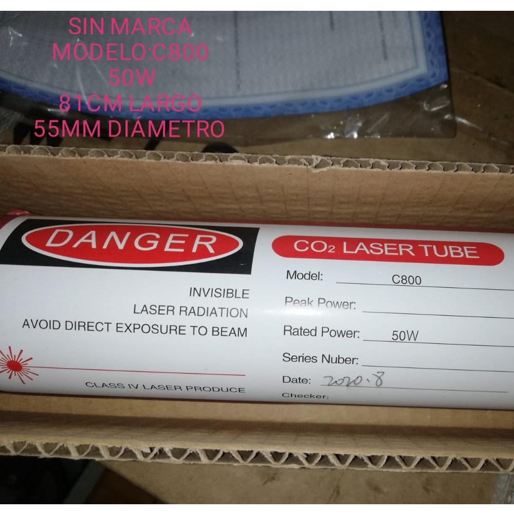 LSR Tubo laser CO2 50 Watts C800 81cmx55mm r244 (repuestos cnc