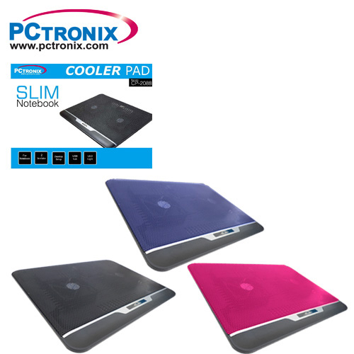 Ventilador Cooler Base para Notebook laptop CP2088 Slim Metalic